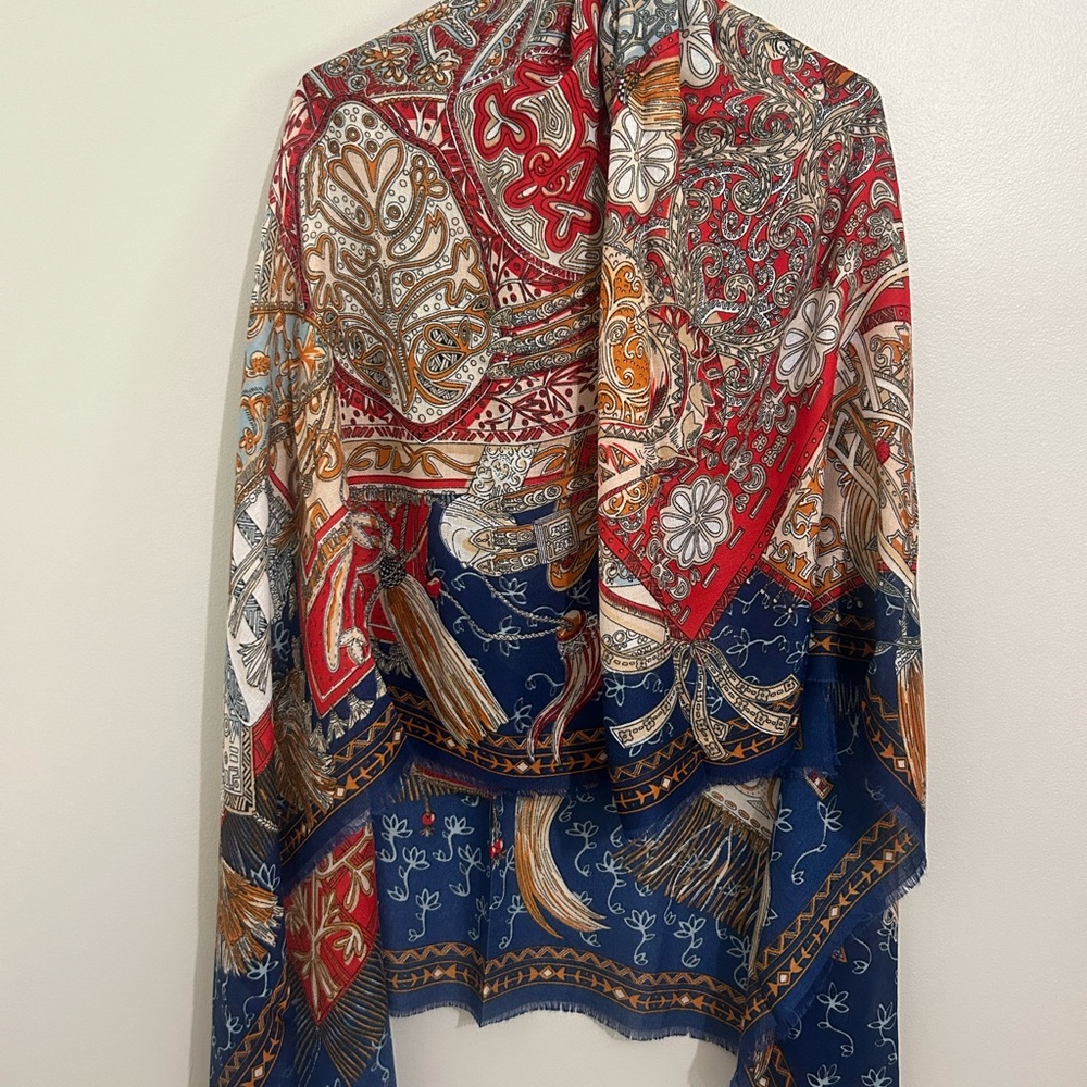 Colorful Paisley Scarf